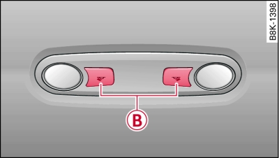 Headliner: Rear reading lights